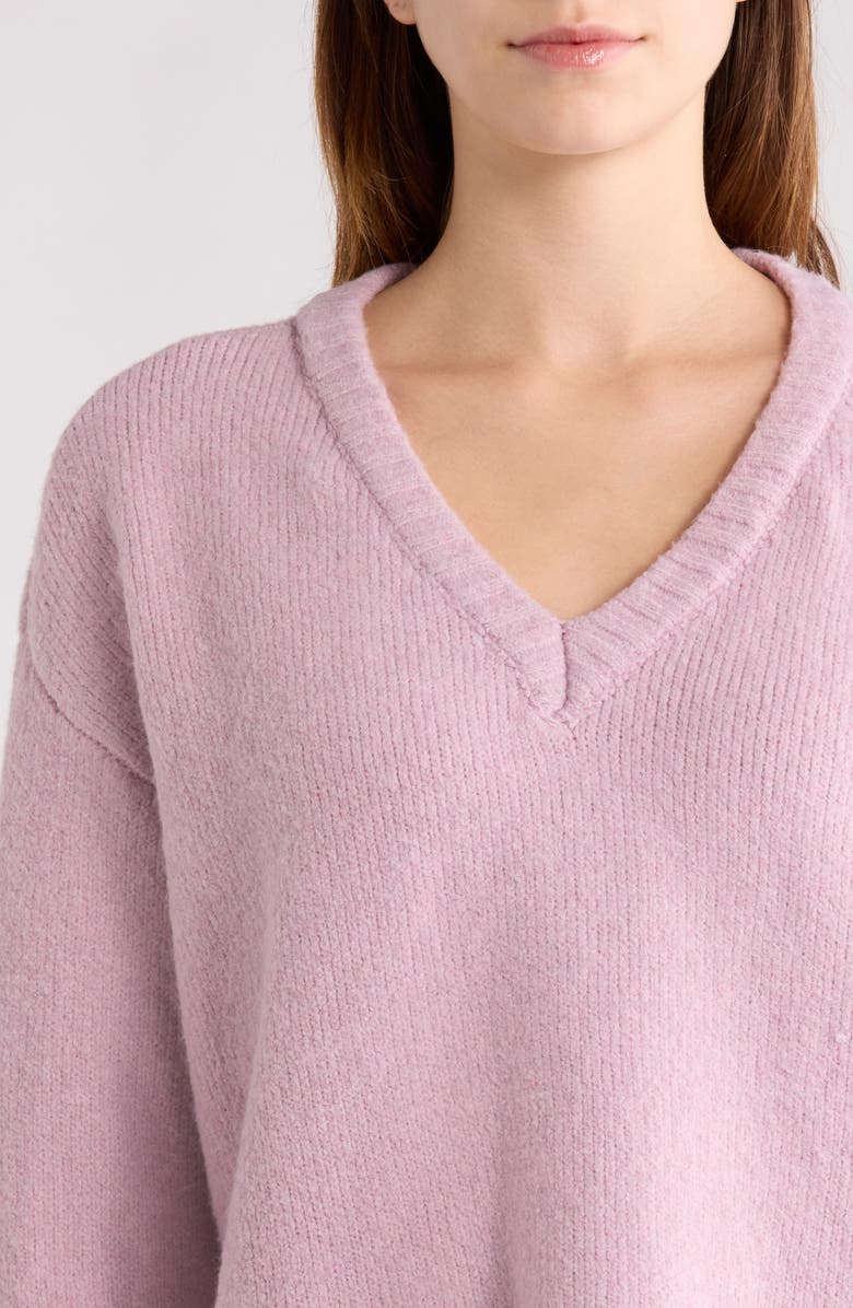 PacSun Elin Relaxed Fit Sweater, Alternate, color, Light Pink
