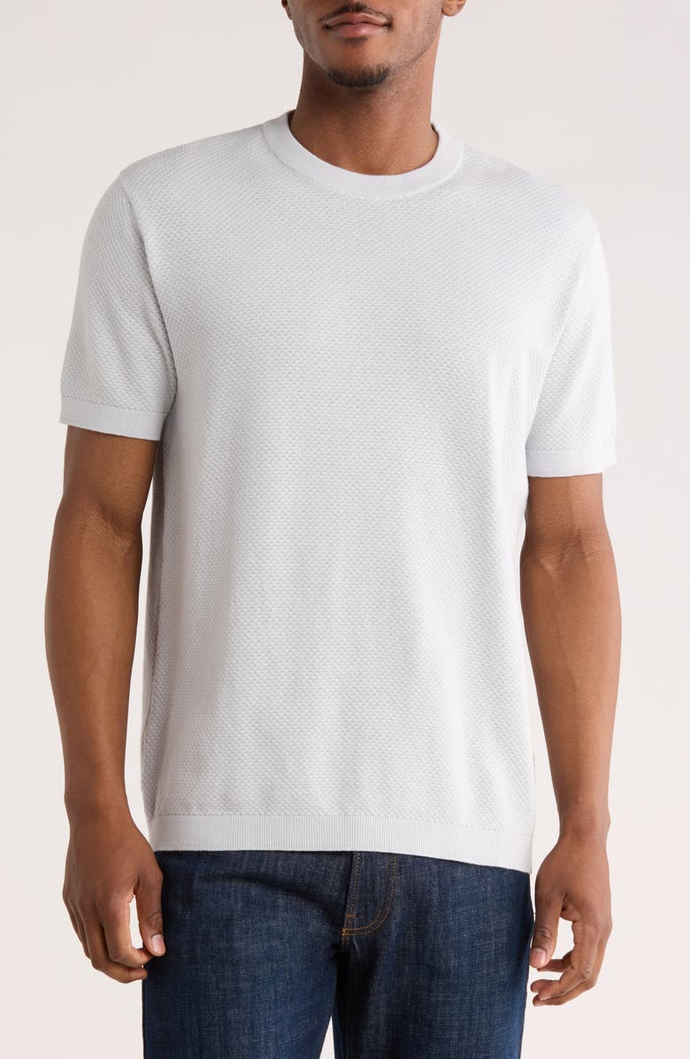 DENIM AND FLOWER Cotton Sweater T-Shirt, Main, color, Grey