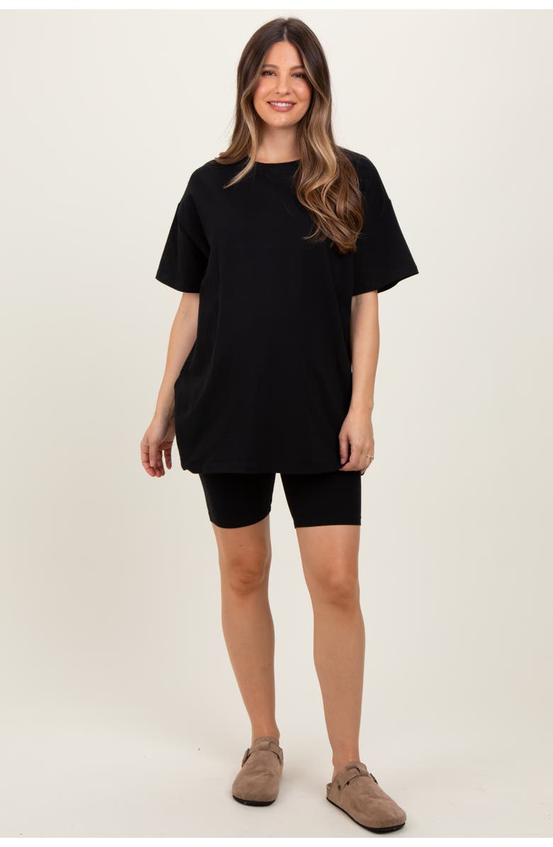 PinkBlush Biker Shorts Set, Alternate, color, Black