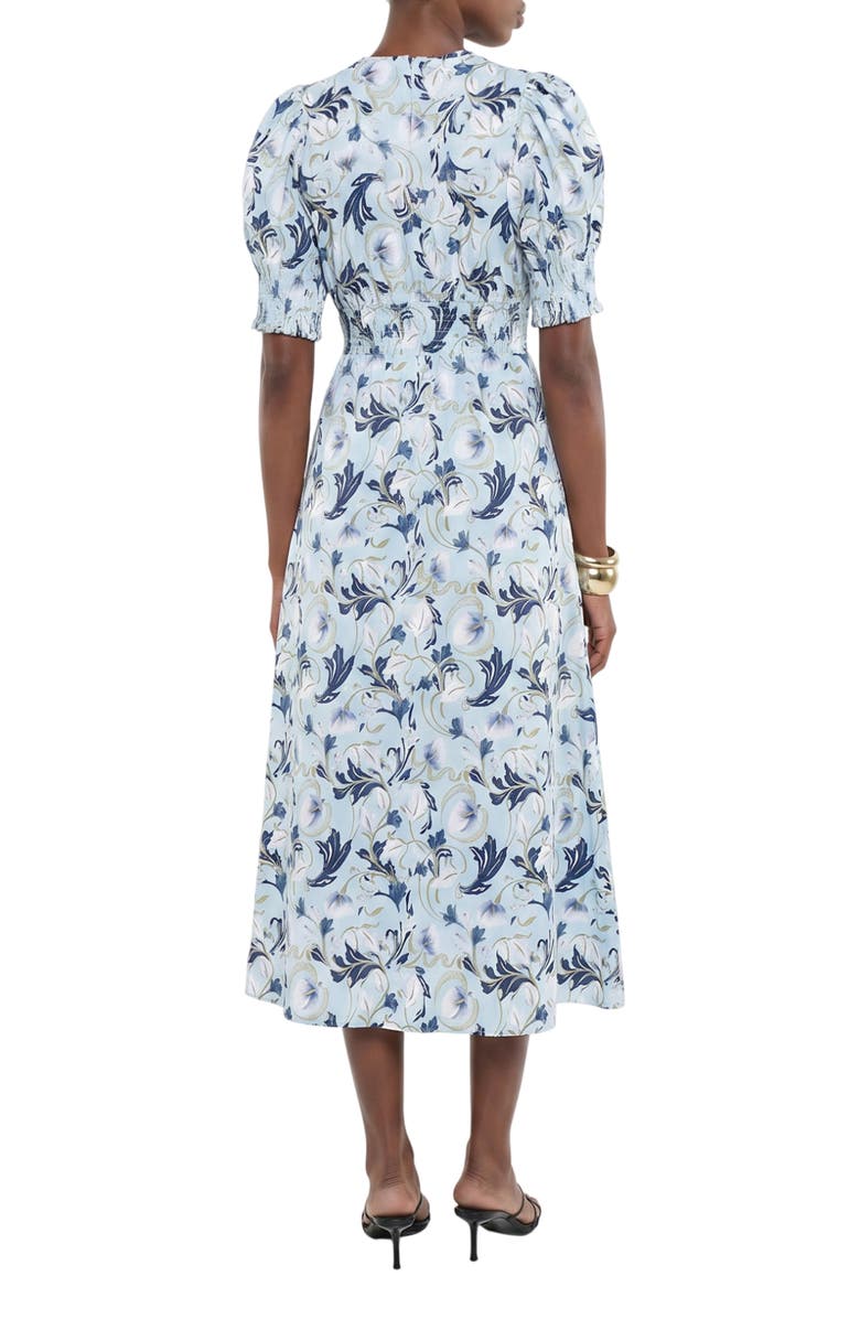 The Lulo Project Clara Floral Stretch Cotton Dress, Alternate, color, 