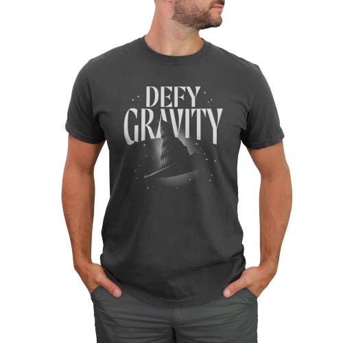 Men's Wicked Defy Gravity Witch Hat  Graphic T-Shirt in Charcoal  product