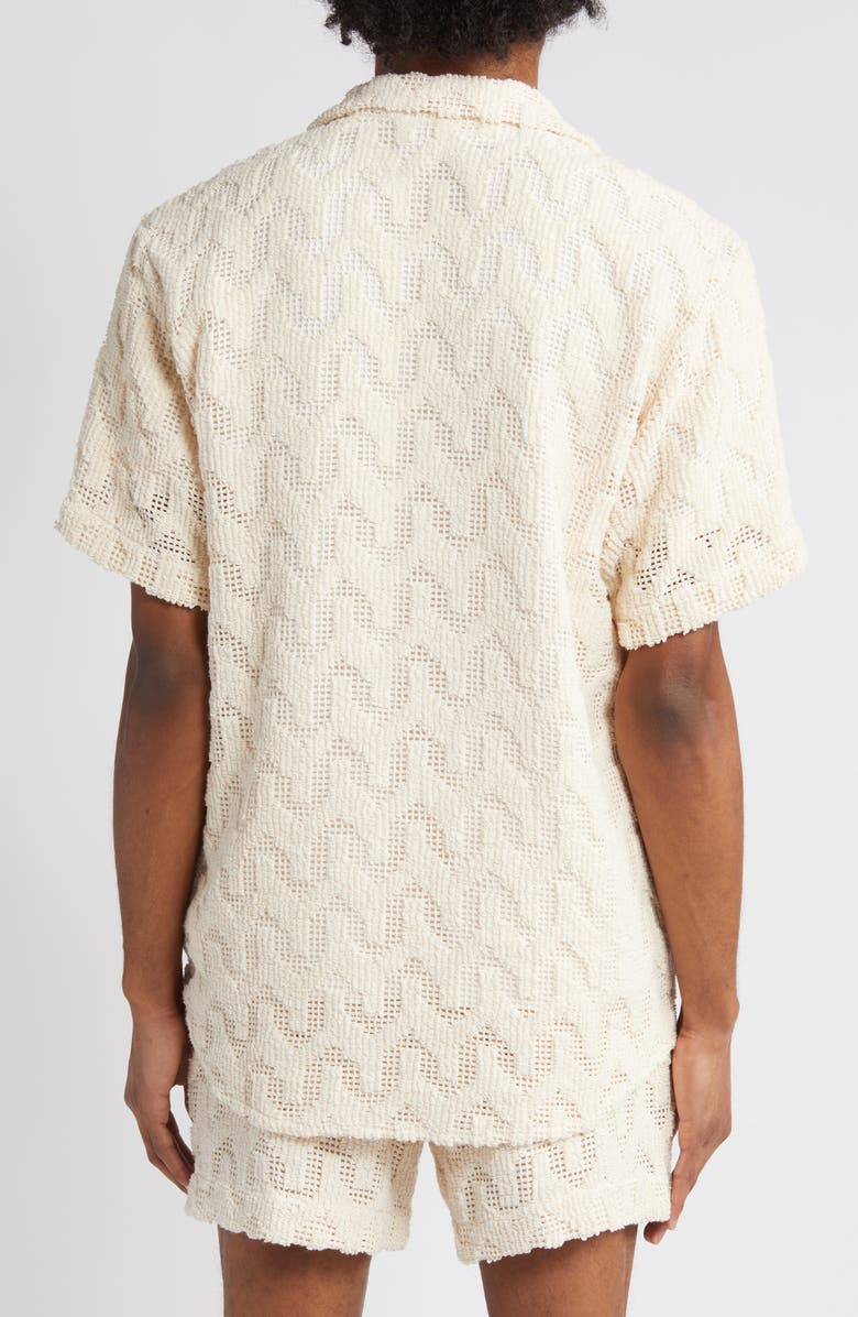 OAS Atlas Crochet Camp Shirt, Alternate, color, 