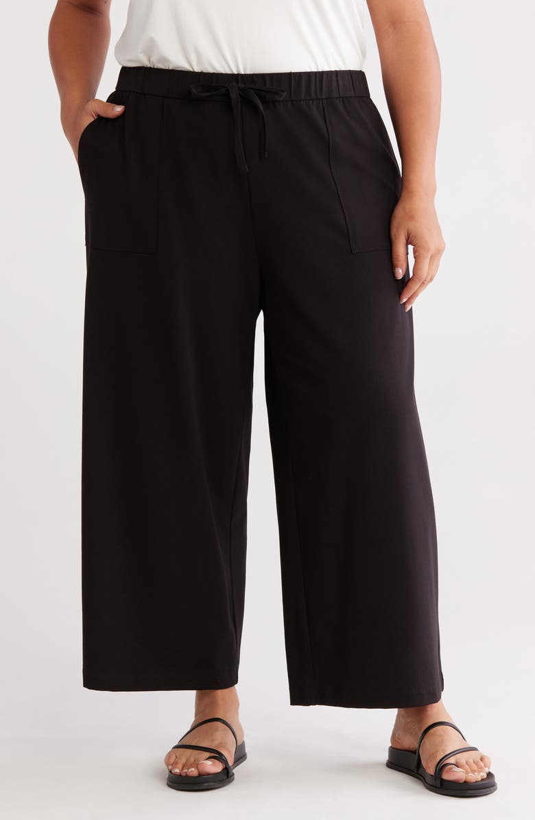 Eileen Fisher Crop Wide Leg Pants, Main, color, 