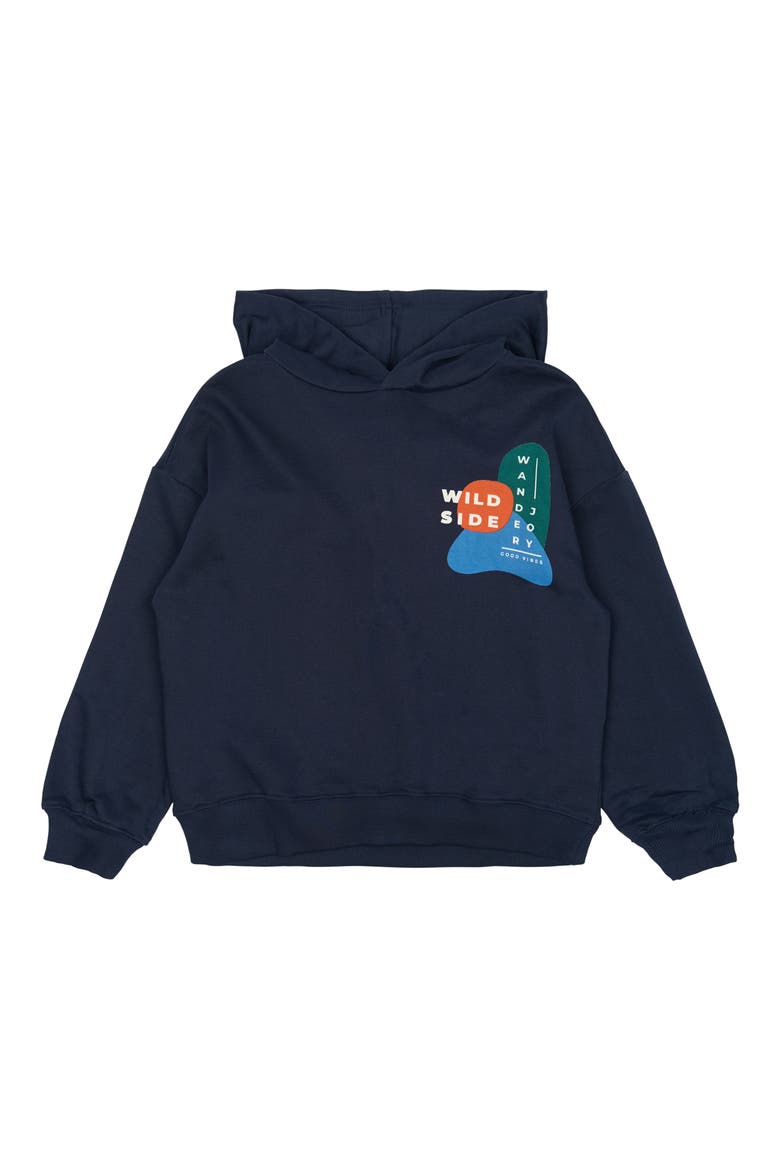Kids' Parvelo Oversize Hoodie, Main, color, NAVY BLAZER
