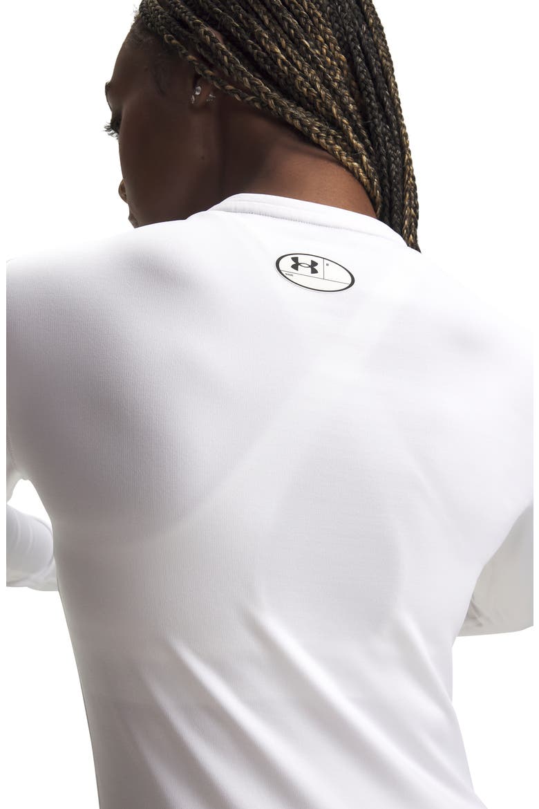 ColdGear® Performance Crewneck Top, Alternate, color, 100 WHITE