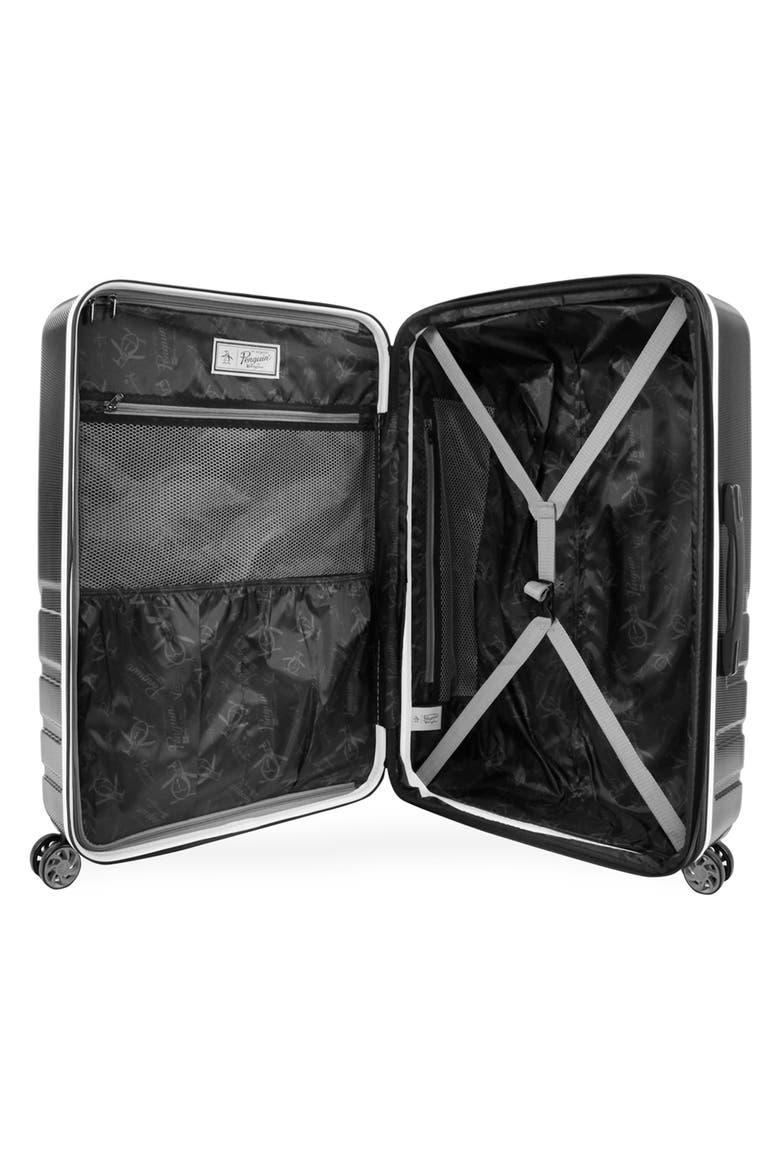 Blake 4-Wheeled Suitcase, Alternate, color, BLACK