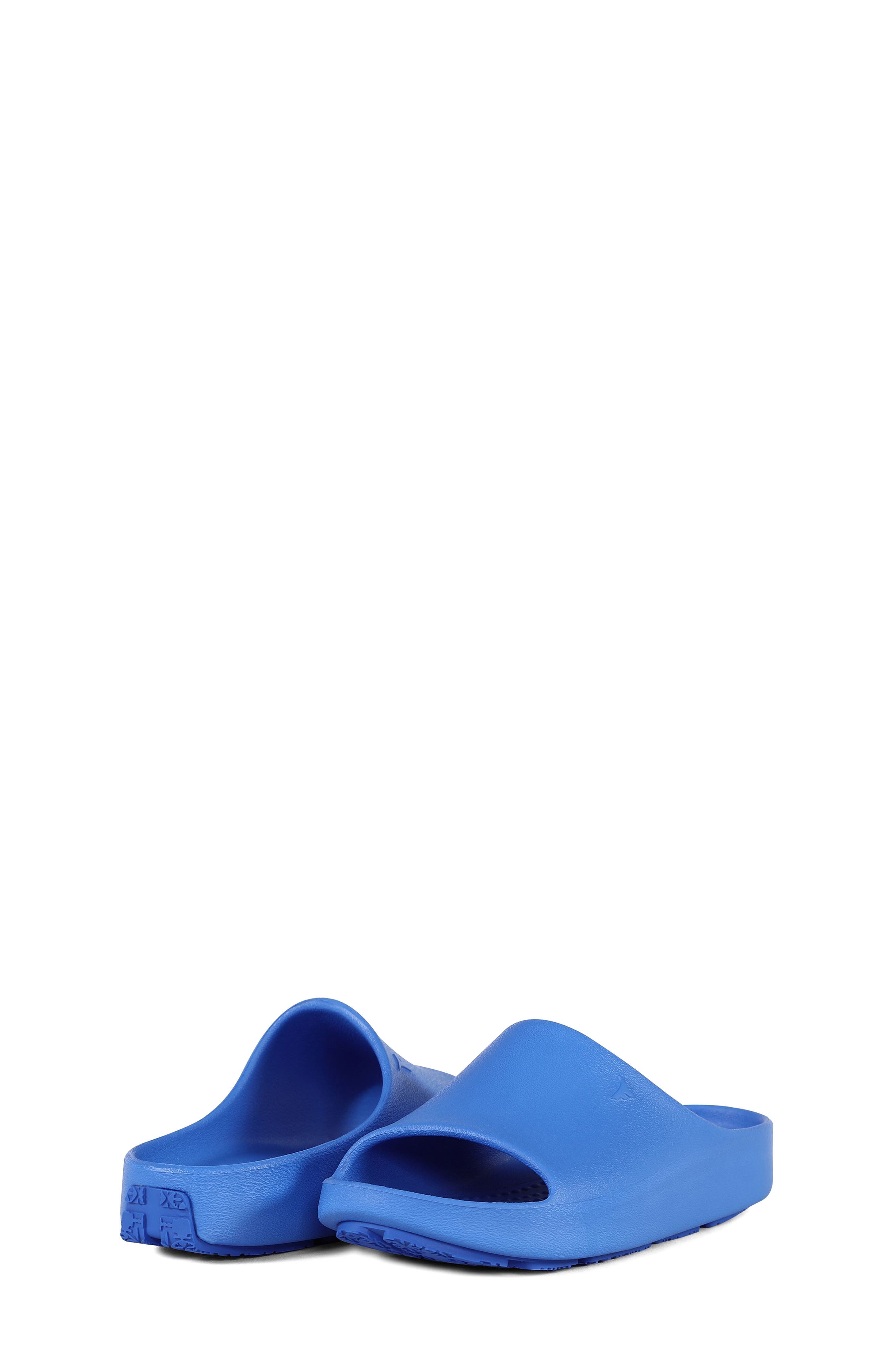 Kids' Lane Waterproof Slide Sandal, Alternate, color, BRIGHT BLUE/BLUE