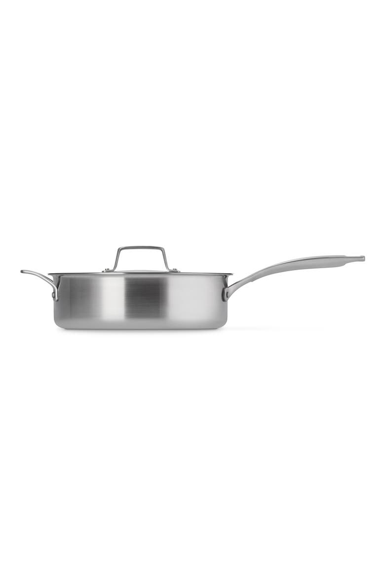 Essential 4.6-Quart Stainless Steel Sauté Pan, Alternate, color, STAINLESS STEEL