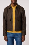 PS Paul Smith Wool Blend Harrington Jacket
