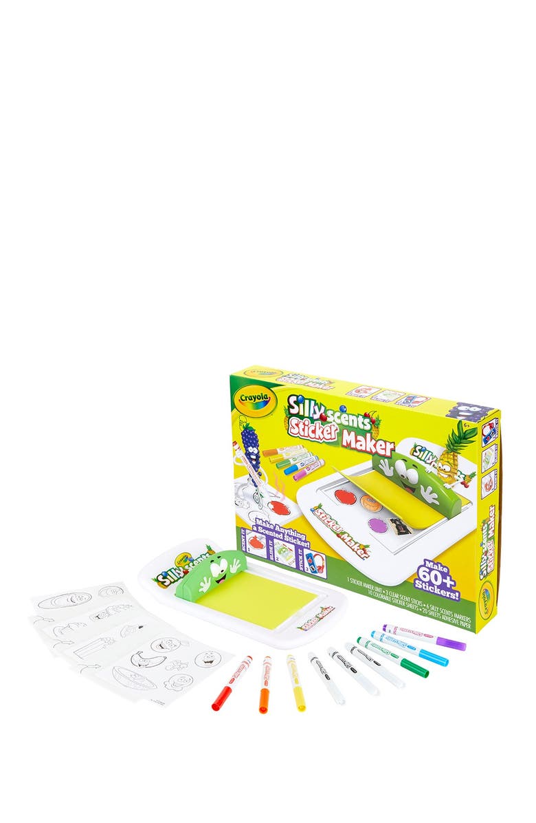 CRAYOLA Silly Scents Sticker Maker, Main, color,