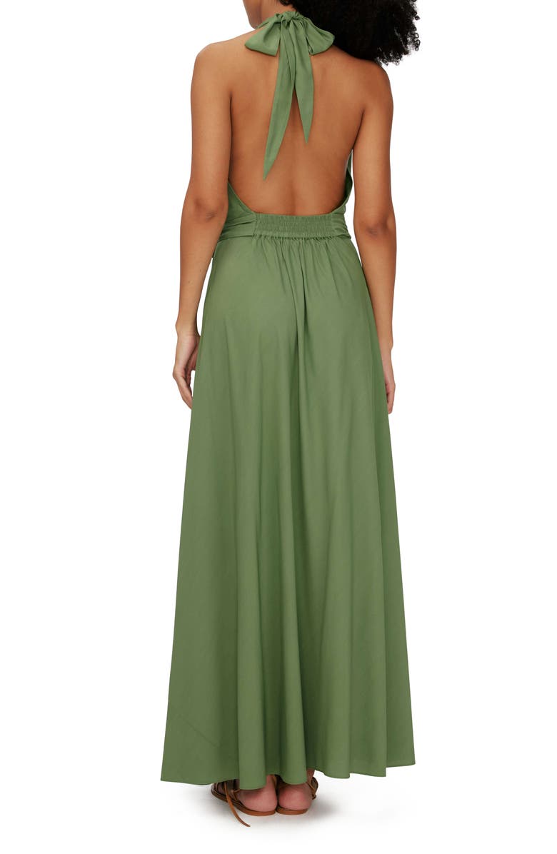 DVF McKibbin Halter Neck Maxi Dress, Alternate, color,