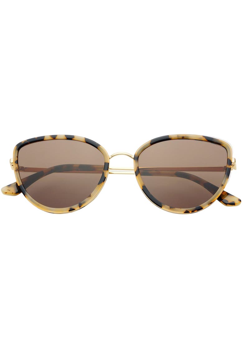 Luna Cat Eye Sunglasses, Main, color, Milky Tortoise