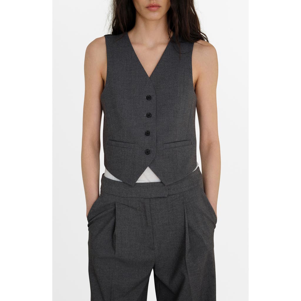 MANGO MANGO VEST WITH ADJUSTABLE BACK HALF BELT