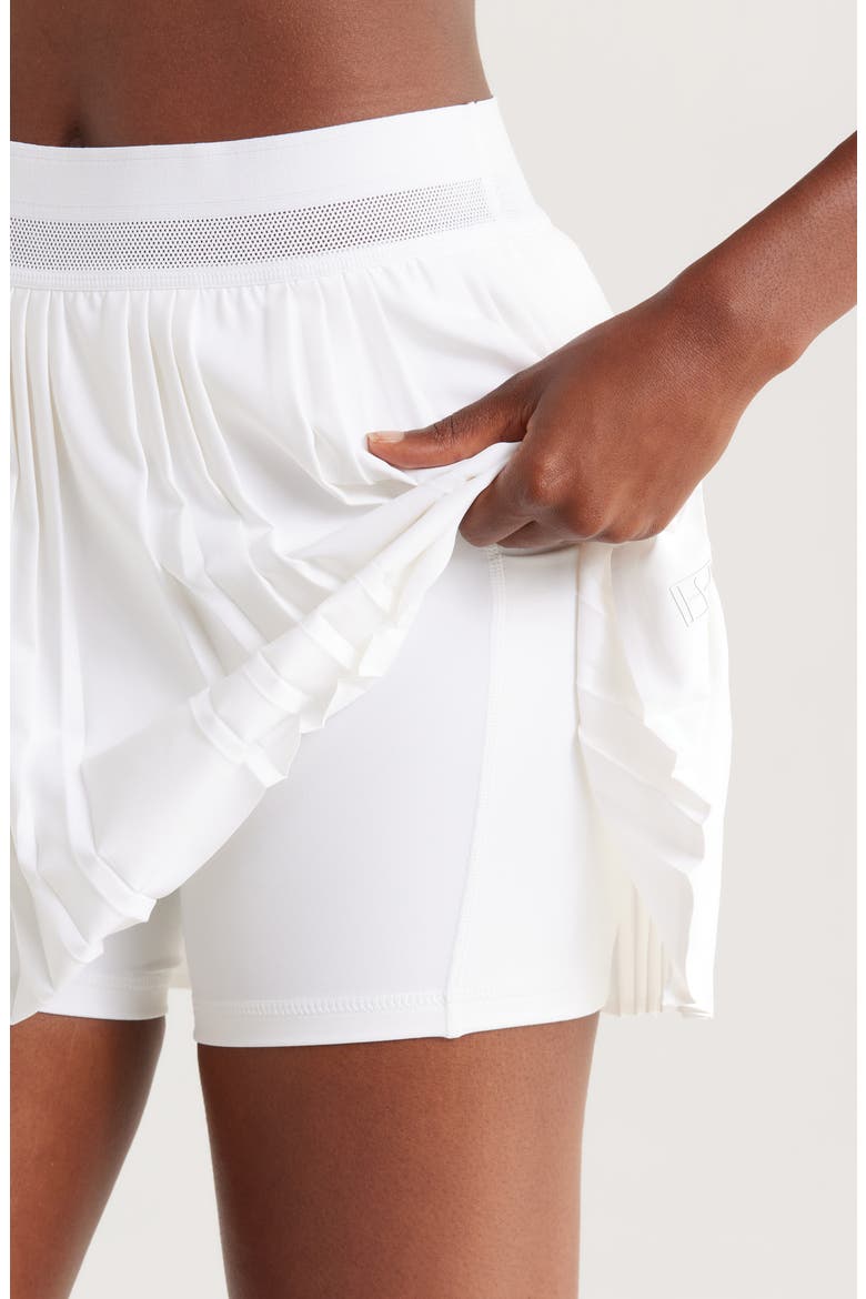 NikeCourt Advantage Dri-FIT Pleated Tennis Skort, Alternate, color, 100 WHITE/WHITE