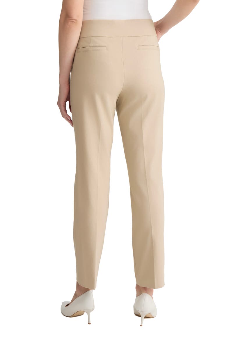 Pull-On Straight Leg Ankle Pants, Alternate, color, NATURAL STONE