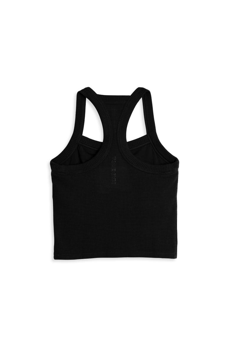 TomboyX Modal Cloud Waffle Bra Top, Alternate, color, Black Beauty