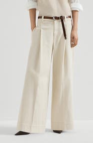 Brunello Cucinelli Pleated A-line trousers