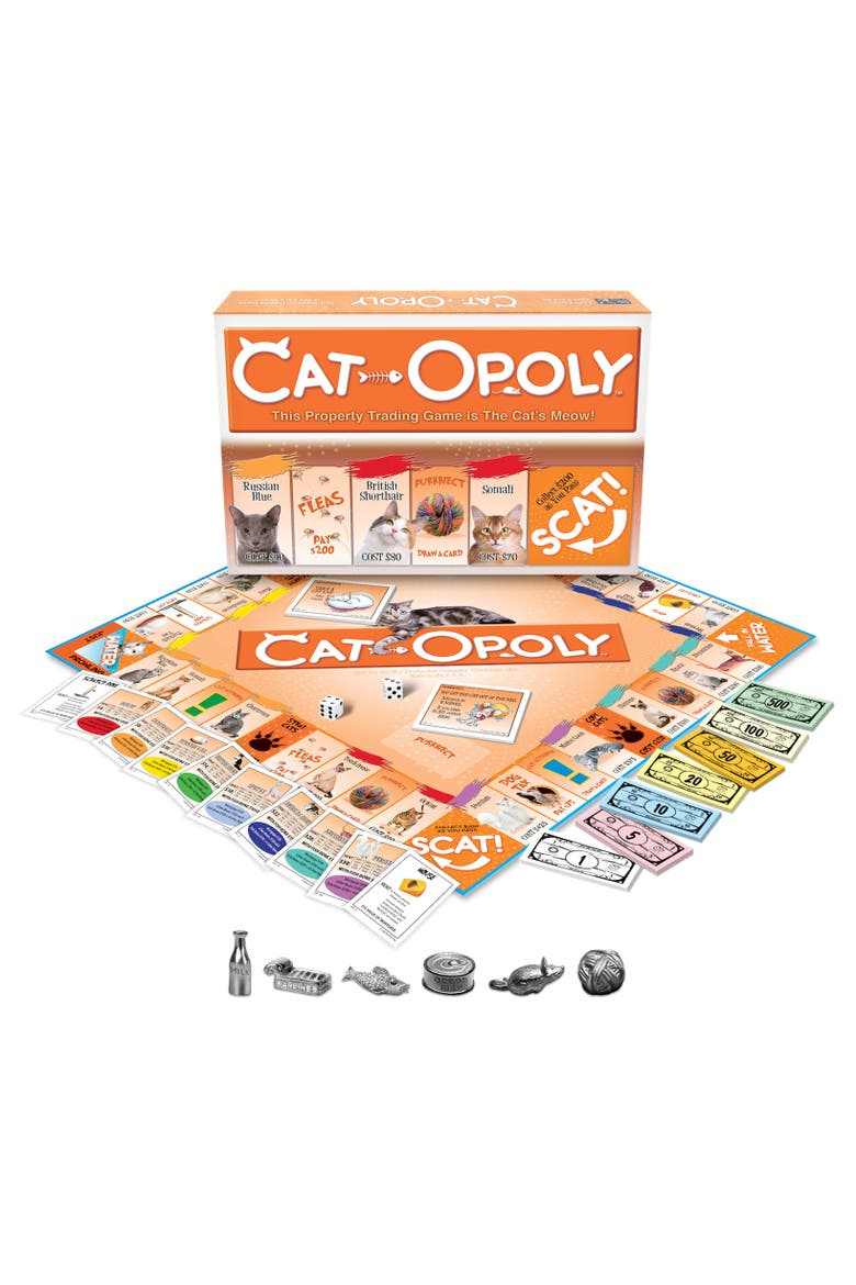 Catopoly Monopoly Board Game, Main, color, Multicolored