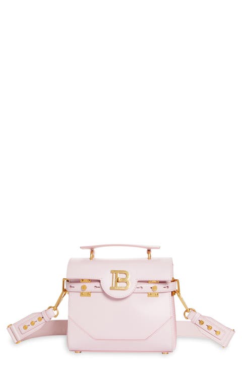 B-Buzz 23 Monogram Leather Top Handle Bag