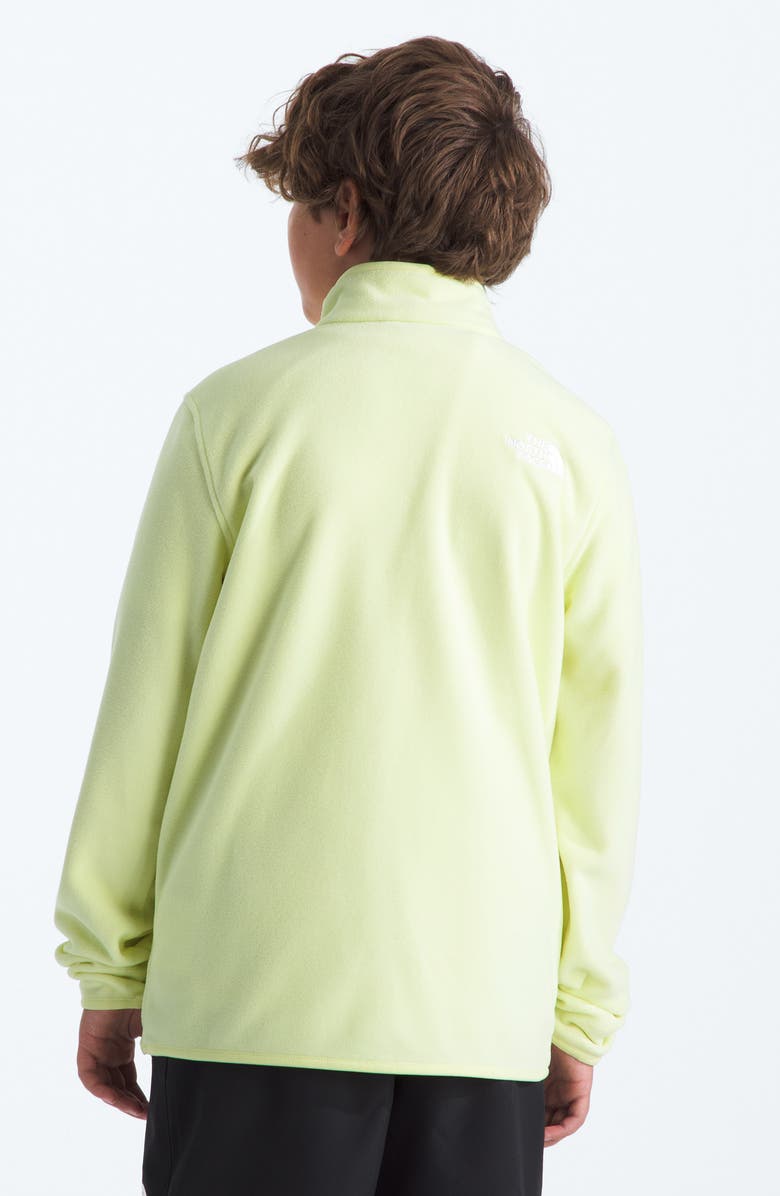 The North Face Kids' Glacier Half Zip Pullover, Alternate, color, Lemon Mist