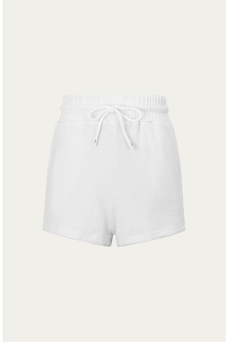 Hemp Essentials Fleece Shorts, Alternate, color, white