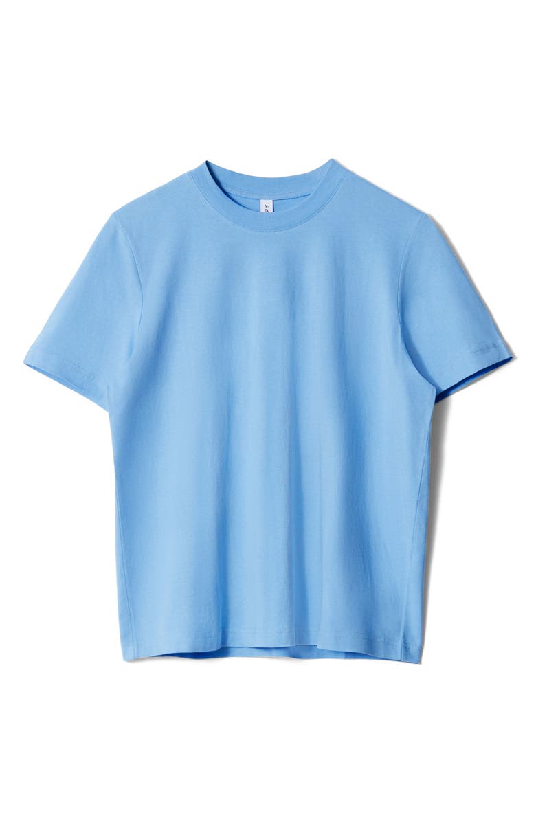 & Other Stories Crewneck Organic Cotton T-Shirt, Alternate, color, New Blue Medium