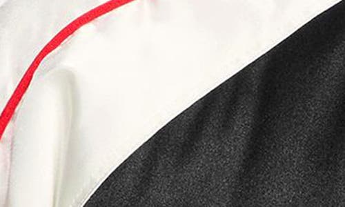 Nike Sportswear Street Insulated Track Half Zip Anorak In Black/sail/university Red