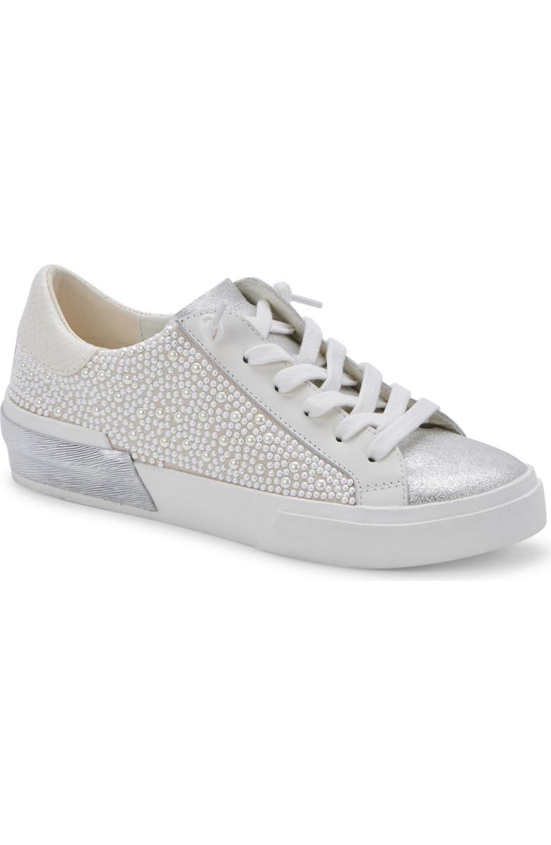 Dolce Vita Zina Imitation Pearl Sneaker, Main, color,