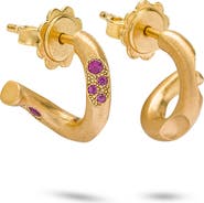 Eloise Jewelry Eden Earrings Natural Gemstones. Handmade in Italy
