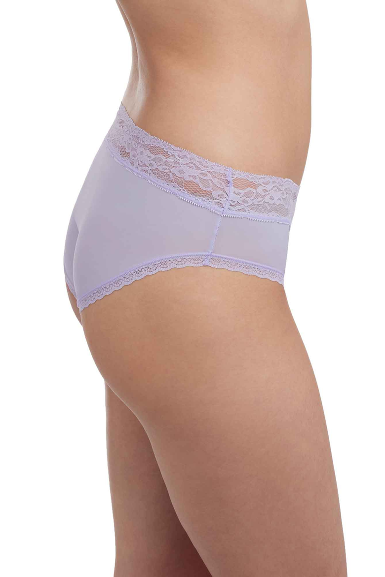 Goddess Lace Trim Hipster, Alternate, color, Ice Purple