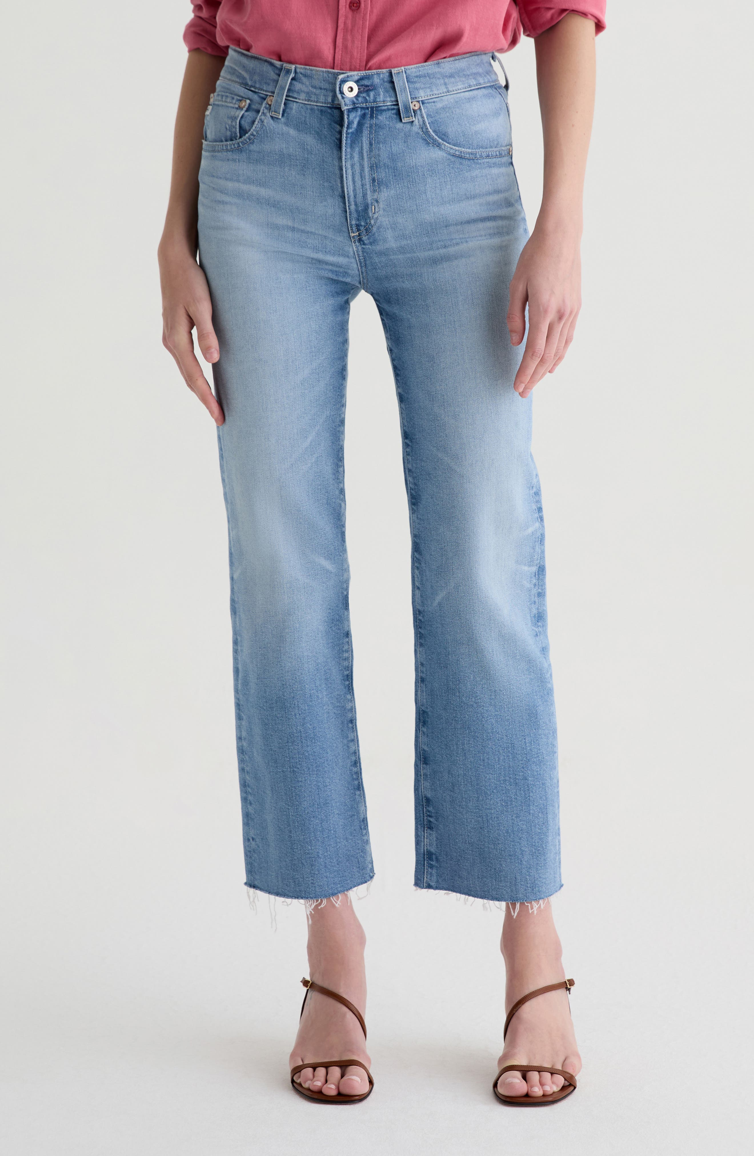 AG Brinley Mid Rise Straight Crop Jeans