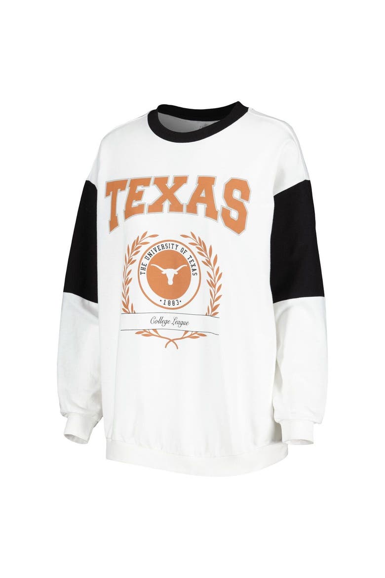 Women's Gameday Couture White Texas Longhorns It's A Vibe Dolman Pullover Sweatshirt, Alternate, color, White
