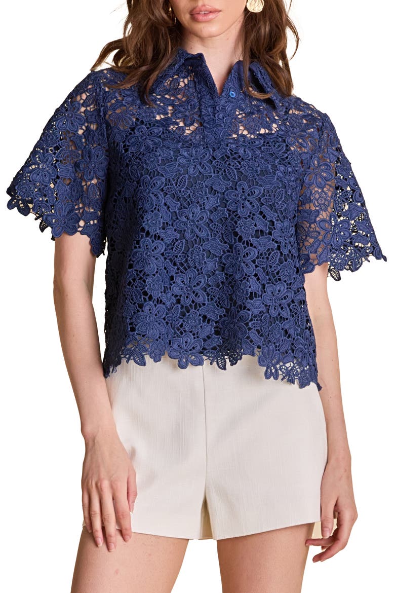 High Waist Pleated Linen Blend Shorts, Main, color, IVORY