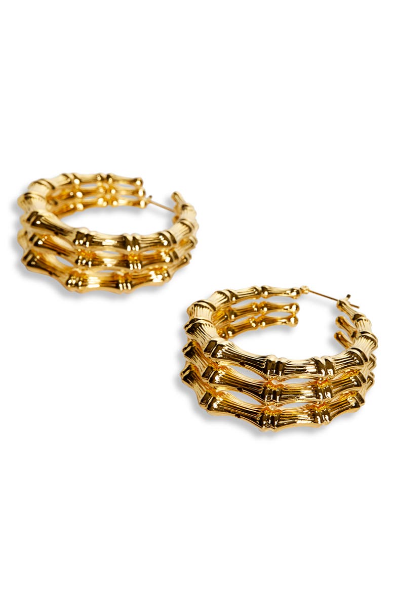 Bephies Beauty Supply L'Enchanteur Trinity Hoop Earrings, Alternate, color,