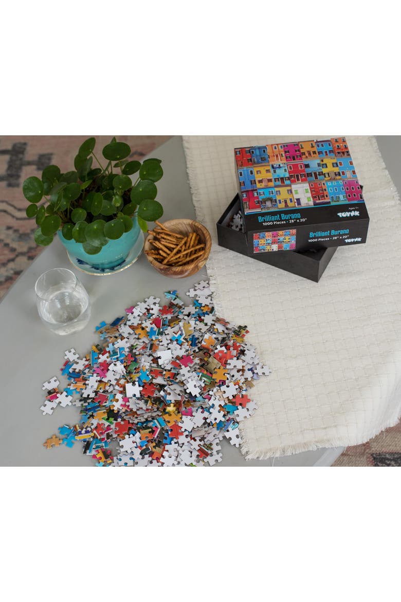 Brilliant Burano Island Venice, Italy Puzzle | 1000 Piece Jigsaw Puzzle, Alternate, color, Multi-Color