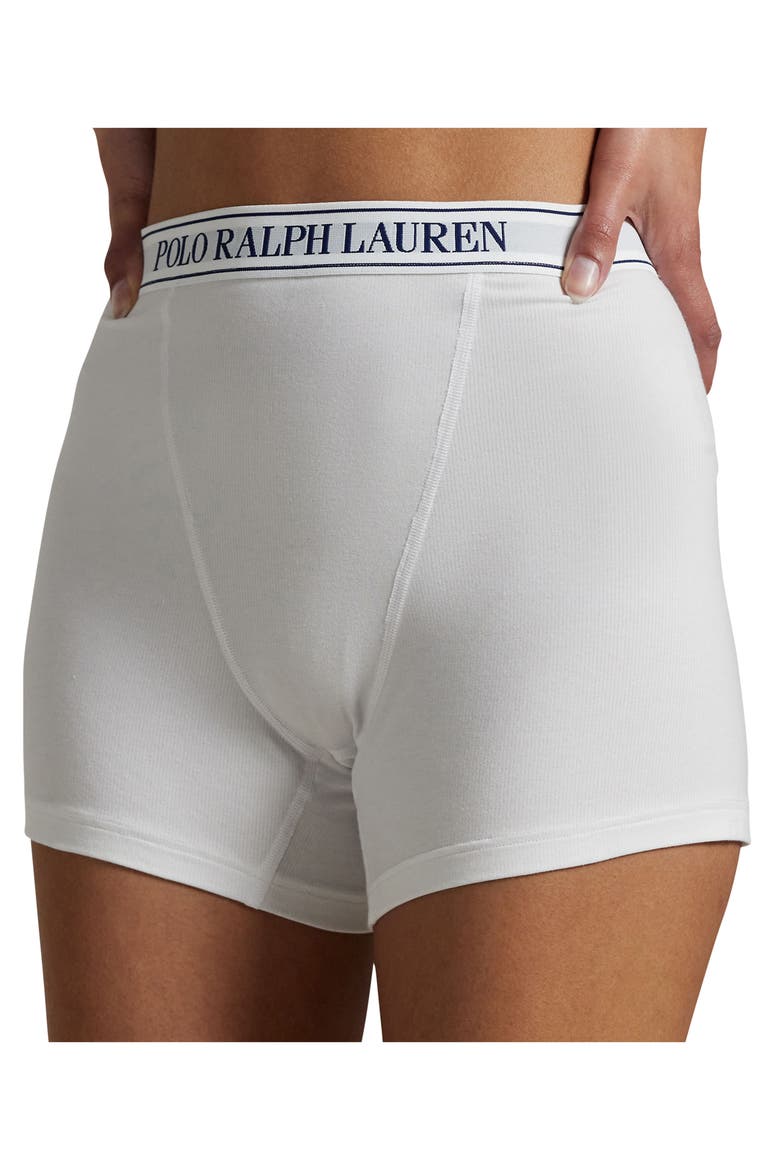 Logo Band Knit Boxers, Alternate, color, WHITE CLOUD