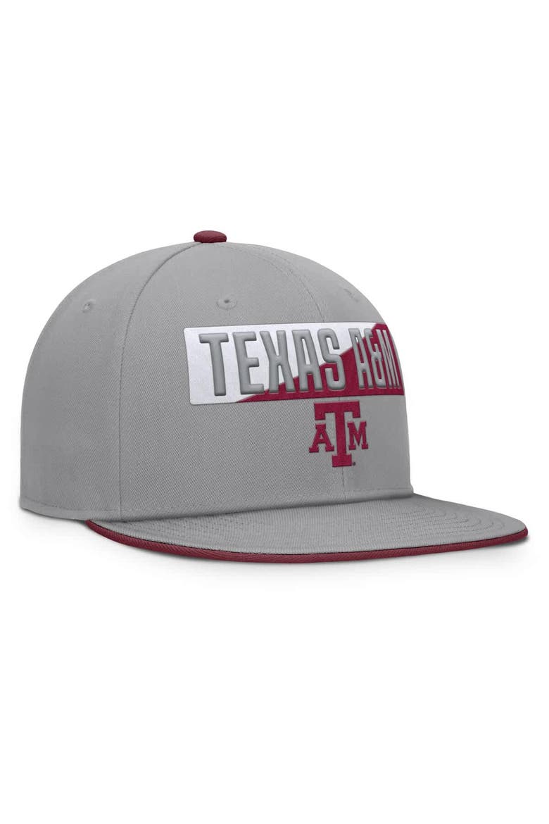 Men's Fanatics Gray Texas A&M Aggies Duo Snapback Hat, Alternate, color, Gray