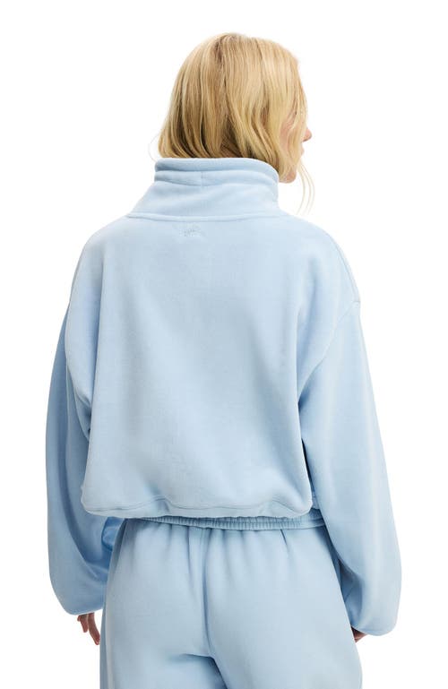 Cotton On Body Active Explorer Polar Fleece Half Zip Jumper In Blue