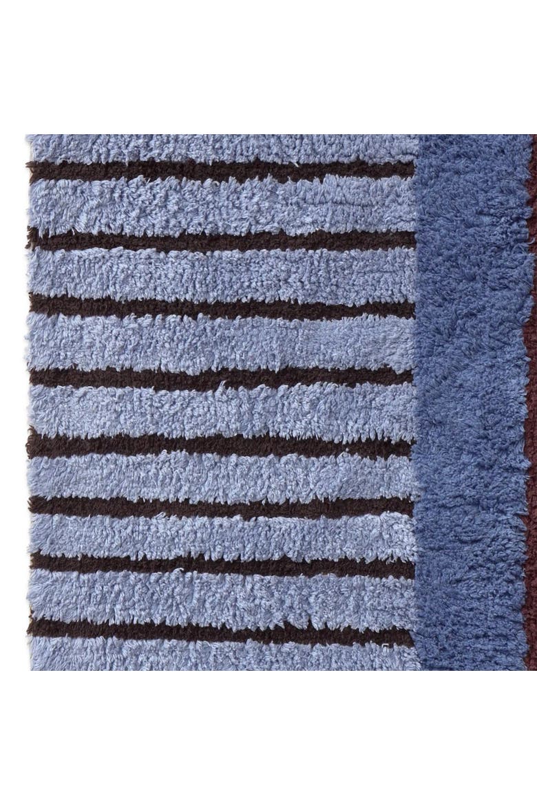 Washable Rug Color On Indigo Blue, Alternate, color, Blue, Burgundy, Honey, Natural