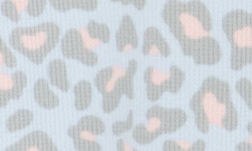 Honeydew Road Trip Long Sleeve Crop Pajama Top In Blue