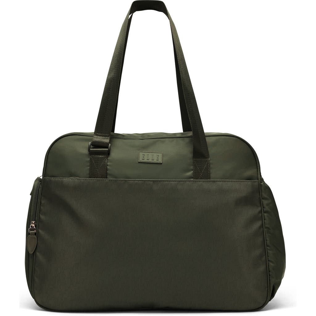 Elle Wayfarer 40l Monogram Weekender Duffel Bag In Green