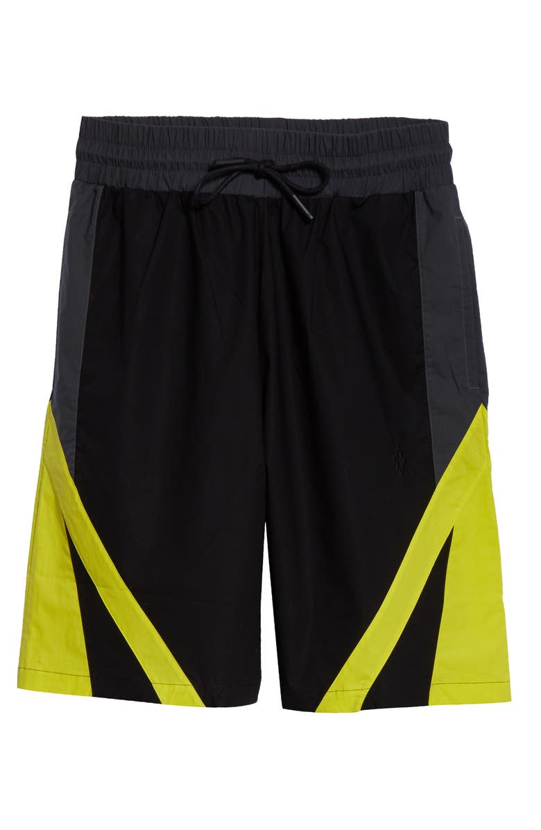 Marcelo Burlon Dynamic Cotton Blend Board Shorts, Alternate, color, 