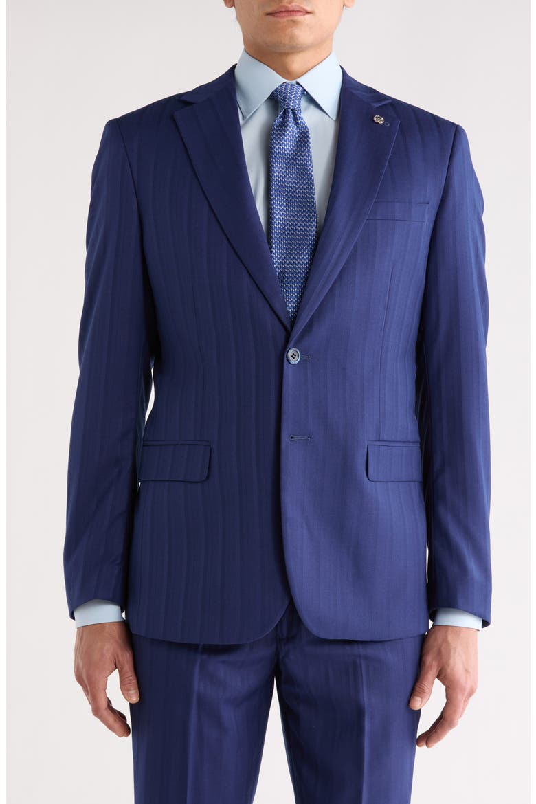 Slim Fit Blazer, Main, color, NAVY