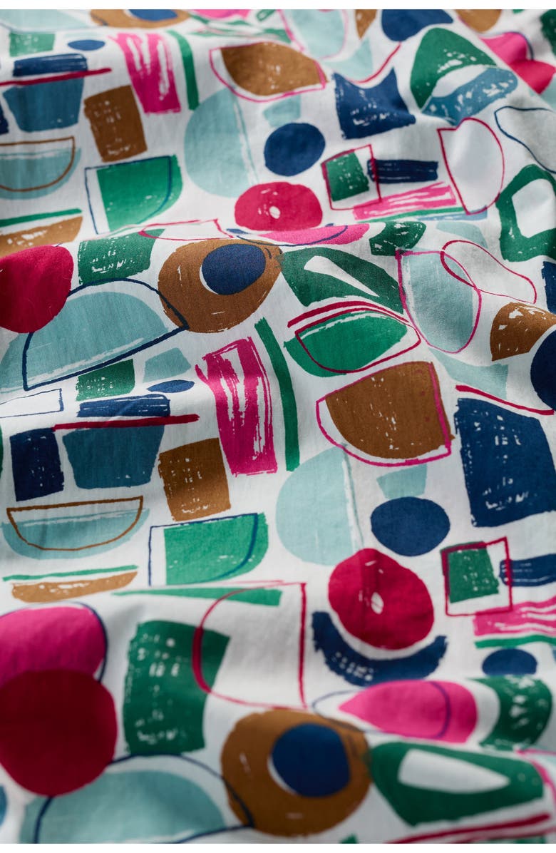 Seasalt Cornwall Wild Liquorice Organic Cotton Shirtdress, Alternate, color, Studio Shapes Chalk