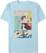 Barbie Men's Vintage Comic Book Portraits T-Shirt