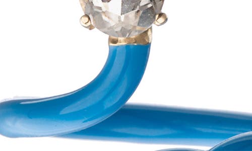 Bea Bongiasca Baby Vine Tendril Ring In Blue