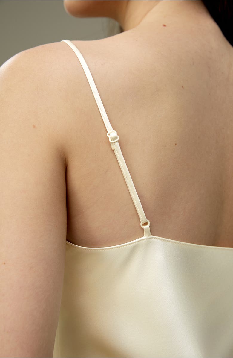 Lilysilk Double-Faced Silk Charmeuse Camisole, Alternate, color, Lily White