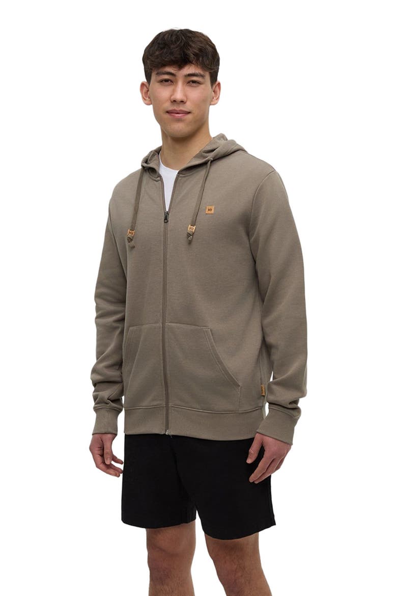 Reynard Zip Hoodie, Alternate, color, Clay