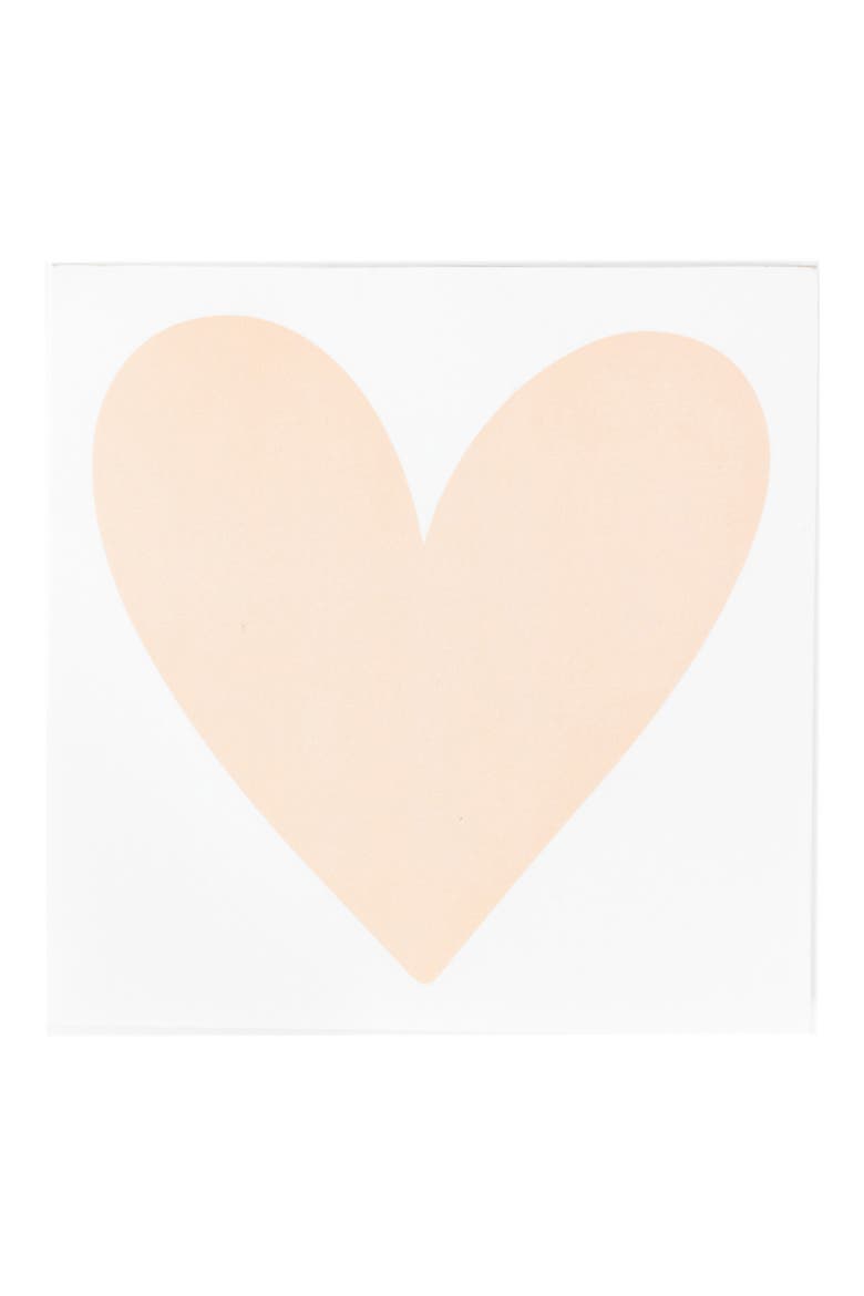 Heart Desk Notepad, Main, color, HEART