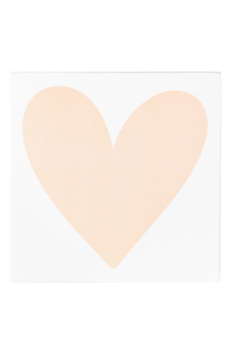 Sugar Paper Heart Desk Notepad, Main, color, Heart